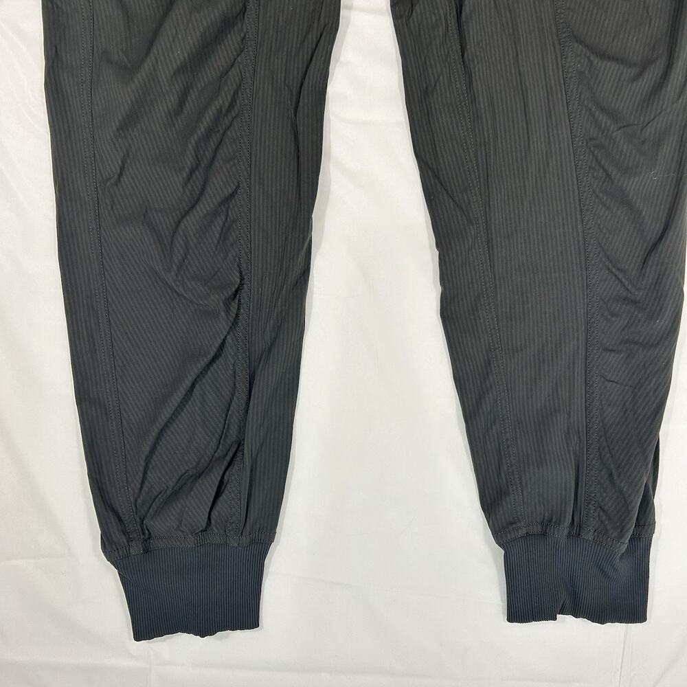 Lululemon Beyond the Studio Jogger Women's 8 Graphite Stripe Lightweight Ruched - Picture 6 of 10